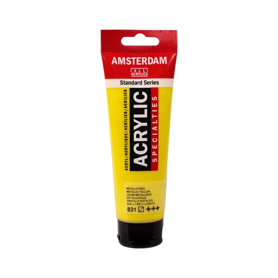 AMSTERDAM 98312 AKRİLİK BOYA 120 ML METALLİC YELLOW