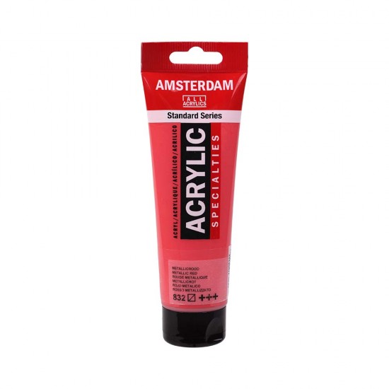 AMSTERDAM 98322 AKRİLİK BOYA 120 ML METALLİC RED