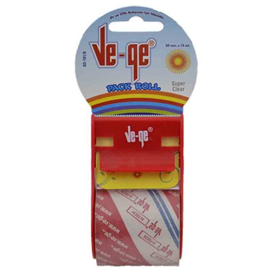 VEGE PACKROLL KOLİ BANDI 50X15M SARI