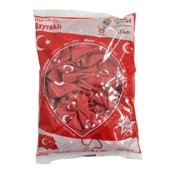 VATAN VT906 AY YILDIZ BASKILI STANDART BALON