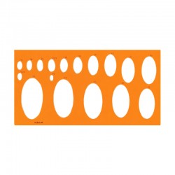 YILDIZLAR KOD:067 ELİPS ŞABLON BÜYÜK