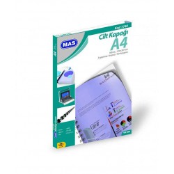 MAS 7740 CİLT KAPAĞI PP A4 100LÜ SARI