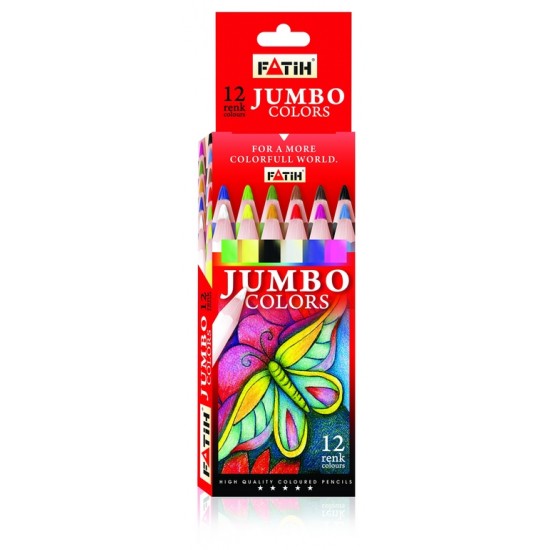 FATİH 33312 KURUBOYA JUMBO 12 RENK TAMBOY