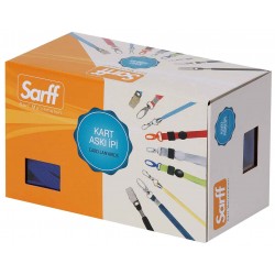 SARFF 15311202 METAL KLİPSLİ ASKI İPİ BEYAZ 50Lİ