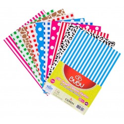 BU-BU FK0001 ÇİFT TARAFLI DESENLİ A4 FON KARTONU