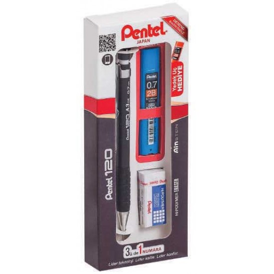 PENTEL A317-3AS 3LÜ TAKIM VERSATİL+SİLGİ+MİN