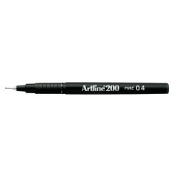 ARTLİNE 200N FINELINER 04MM SİYAH