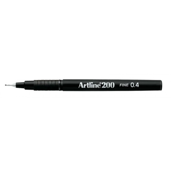 ARTLİNE 200N FINELINER 04MM SİYAH
