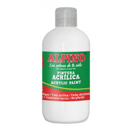 ALPİNO AKRİLİK BOYA BEYAZ 250ML DV-020