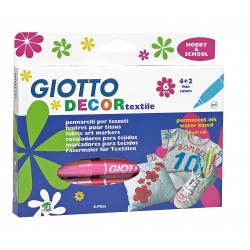 GIOTTO 494800 DEKOR KUMAŞ KALEMİ 6LI