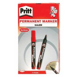 PRİTT 893251 PERMANENT MARKÖR KESİK UÇ KIRMIZI