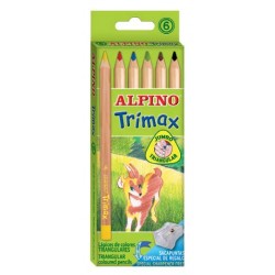 ALPİNO AL-343 TRİMAX JUMBO KALEM 6LI