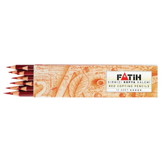 FATİH 25010 KOPYA KALEMİ KIRMIZI HB