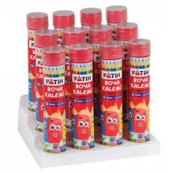 FATİH 33114 KURU BOYA 12 RENK METAL TÜPLÜ