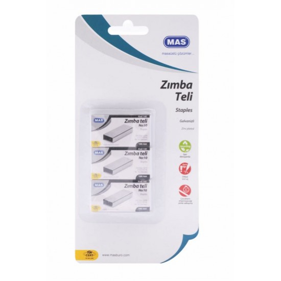 MAS 141 ZIMBA TELİ NO:10 3LÜ BLİSTER