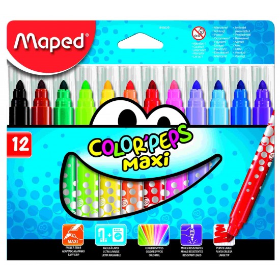 MAPED 846020 COLORPEPS MAXİ KEÇELİ KALEM