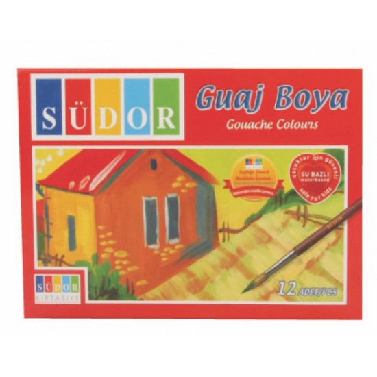 SÜDOR SD500-01 GUAJ BOYA TEK R 20ML LİMON SARI