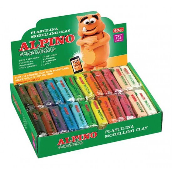 ALPİNO DP-915 PLASTILINA 24 LÜ PLAKA OYUN HAMURU