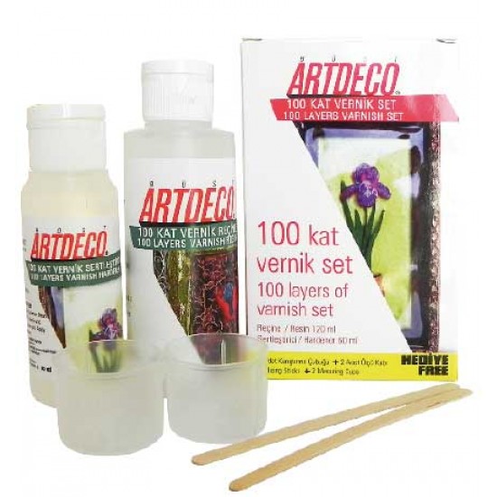 ARTDECO 053S-1 VERNİK SETİ 100 KAT