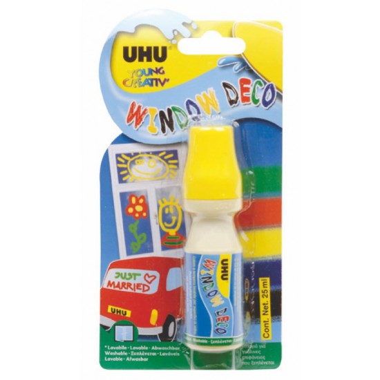 UHU 38960 CAM SÜSLEME BOYASI SARI