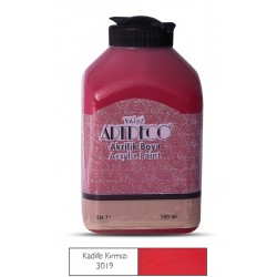 ARTDECO 070L-3019 AKRİLİK BOYA 500ML KADİFE KIRMIZI