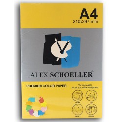 ALEX ALX-600 RENKLİ FOTOKOPİ KAĞ.A4 ALTIN 500LÜ