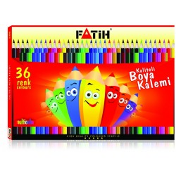 FATİH 33245 KURU BOYA 36 RENK TAM BOY