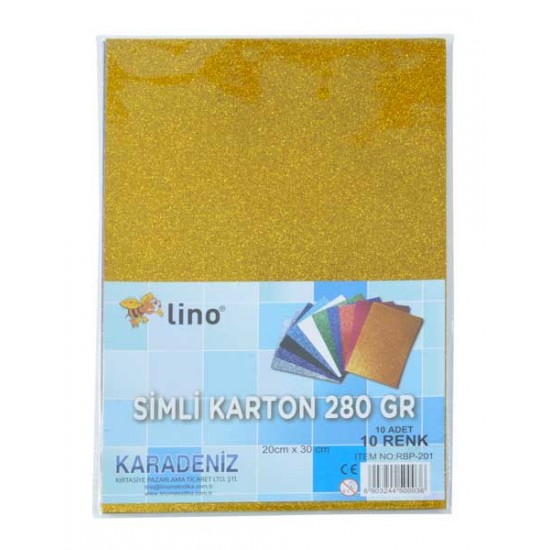 LİNO RBP-301 SİMLİ KARTON 250GR 20X30 10LU