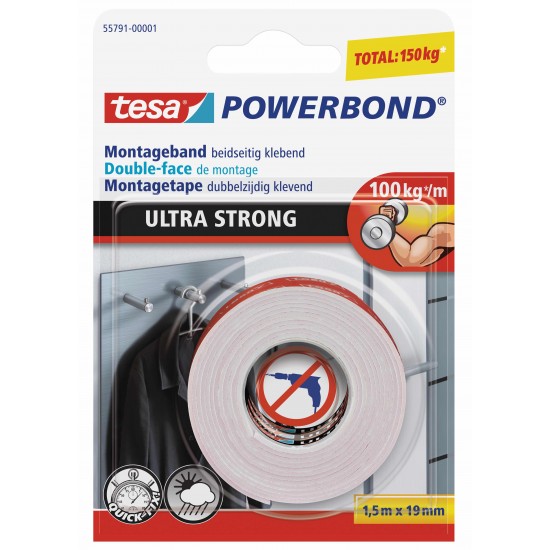 TESA 55791 POWERBOND ULTRA GÜÇLÜ 1,5mX19m