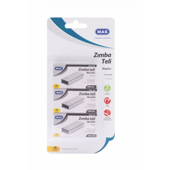 MAS 146 ZIMBA TELİ NO:24/6 3LÜ BLİSTER