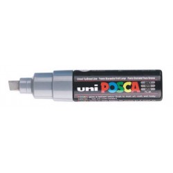 UNİ PC-8K POSCA SU BAZLI POSTER MARKÖRÜ GRİ