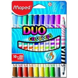 MAPED 847010 COLORPEPS DUO KEÇELİ KALEM 10LU