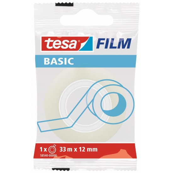 TESA 58540 BASİC FİLM ŞEFFAF BANT 33X12