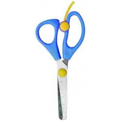 BRONS BR-701 ÖĞRENCİ MAKASI YAYLI CETVELİ