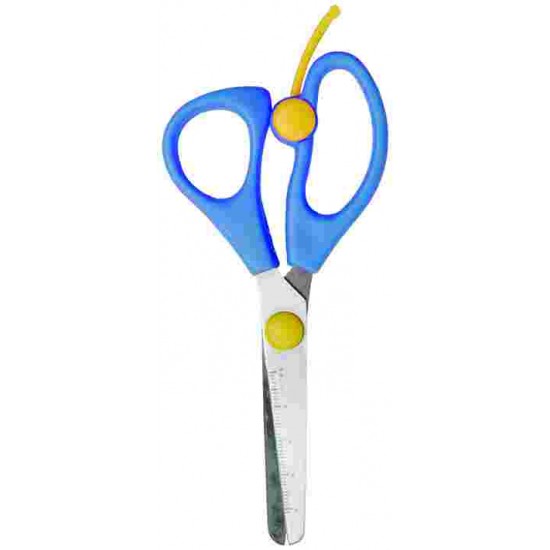 BRONS BR-701 ÖĞRENCİ MAKASI YAYLI CETVELİ