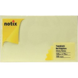 UMİX NOTİX PASTEL SARI 125X75 100YP