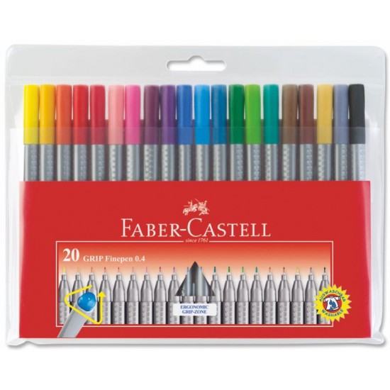 FABER GRİP FİNEPEN 0.4MM 20 RENK 151620