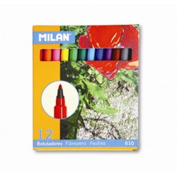 MİLAN 80158 KEÇELİ KALEM 12 Lİ KT