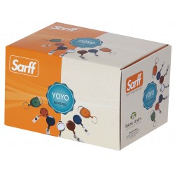 SARFF 15311049 YUVARLAK KANCALI YOYO MAVİ 25Lİ KT