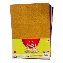 BU-BU FK0003 SİMLİ FON KARTONU 50X70 10LU KARIŞIK