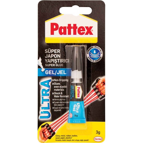 PATTEX 1505805 ULTRA GEL SÜPER JAPON YAPIŞTIRICI 3GR