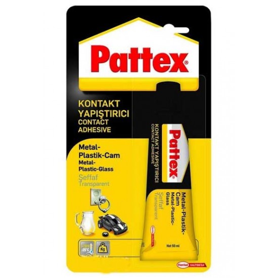 PATTEX 1419320 METAL PLASTİK CAM YAP ŞEFFAF 50GR