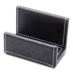 MAS 3820 SUNİ DERİ KARTVİZİTLİK SİYAH