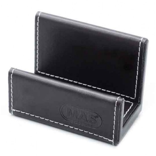 MAS 3820 SUNİ DERİ KARTVİZİTLİK SİYAH