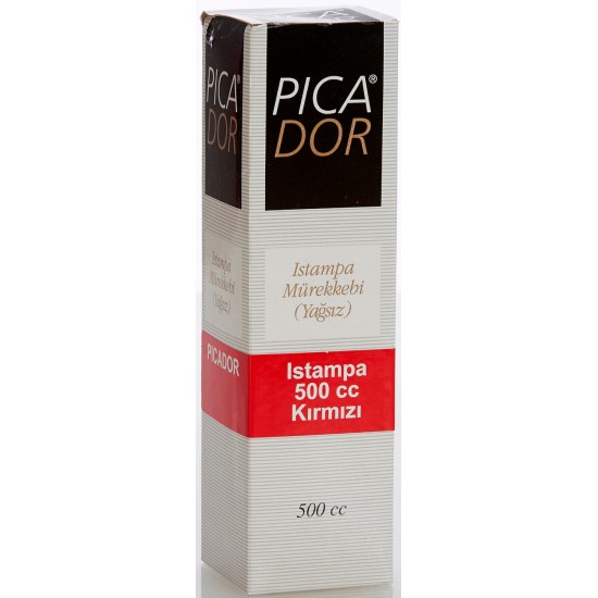 PİCADOR 10312 ISTAMPA MÜREKKEBİ 50ML KIRMIZI