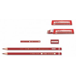 FABER KIRMIZI KOPYA BOYA KALEMİ 410000