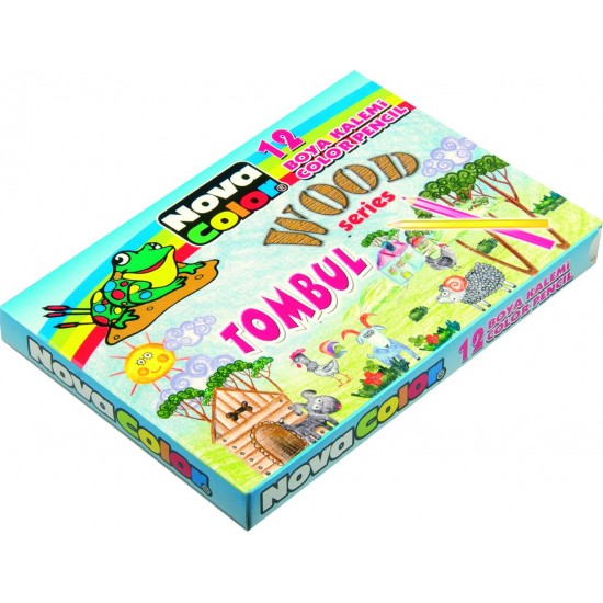 NOVA COLOR NC-405 KURUBOYA TOMBUL 1/2 BOY 12Lİ