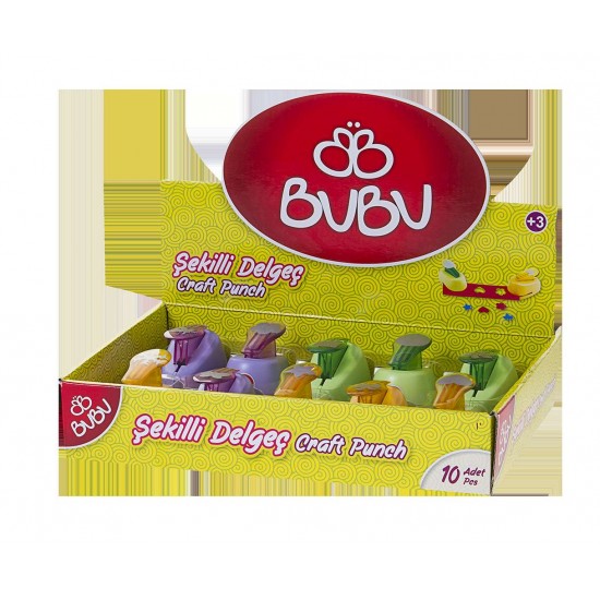 BU-BU 00020 ŞEKİLLİ DELGEÇ 10LU