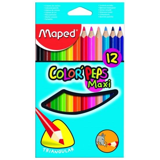 MAPED 834010 COLORPEPS 12 RENK KURUBOYA MAXI