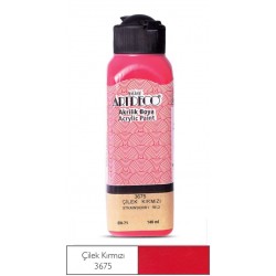 ARTDECO 070R-3675 AKRİLİK BOYA 140ML ÇİLEK KIRMIZI
